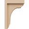 Ekena Millwork 3"W x 6"D x 9"H Classic Warren Rough Cedar Woodgrain TimberThane Corbel, Primed Tan CORUR03X06X09WARRCPR - alternate 3